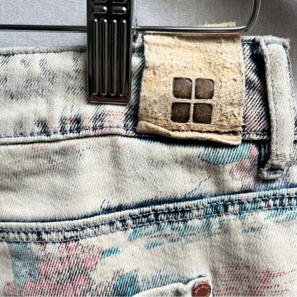 Insight beautiful scenery printed mid rise slim denim Sz 31” - Picture 9 of 14